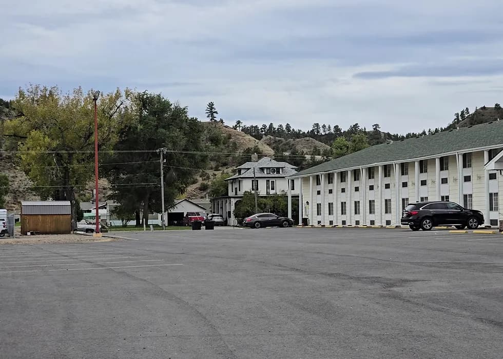 Spacious motel suite at Rails Inn Motel, road-trip friendly lodging in eastern Montana.